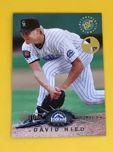 1995 Topps Stadium Club Virtual Reality Members Only David Nied #224 Rockies - Picture 1 of 2