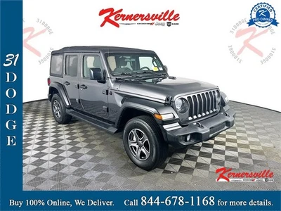 2023 Jeep Wrangler Unlimited Sport S 4dr 4WD SUV Remote Start Side Steps - Image 1 of 4
