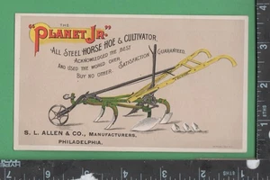 E879 S L Allen Planet Jr Hufeisen Landmaschinen TC 1107 Market St Philadelphi - Bild 1 von 2