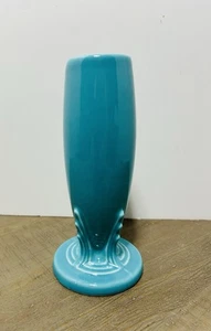Fiesta Turquoise Blue Bud Vase Art Deco Homer Laughlin USA Retired 6 In Vintage - Picture 1 of 6