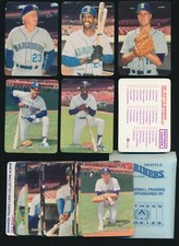 1987 Mother's Cookies SEATTLE MARINERS -Full Set (28) w A. DAVIS, DICK WILLIAMS