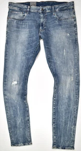 G-Star RAW, 3301 Deconstructed Super Slim Jeans, W34 L34 Vintage Superstretch - Foto 1 di 10