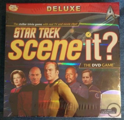 STAR TREK Scene It Deluxe DVD Board Game NEW SEALED - Image 1 of 2