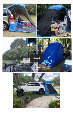 SUV Tent for Camping+ Rainfly, Super Easy and Quick Setup car Tents for Camping - Image 1 of 4