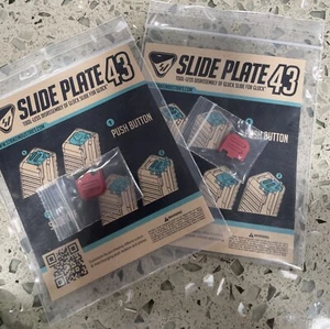 Strike Industries Push Button Slide Cover Plate V1 for Glock 43 Red Lot Of 2 New - Picture 1 of 2