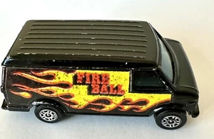 Vintage 1977 Corgi Junior Custom Van Fire Ball 1/64 Diecast/Plastic Chevrolet - Picture 1 of 5