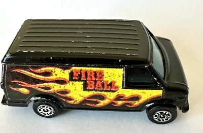 Vintage 1977 Corgi Junior Custom Van Fire Ball 1/64 Diecast/Plastic Chevrolet - Image 1 of 4