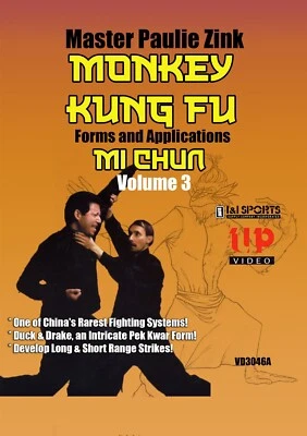 Monkey Kung Fu #3 Forms & Applications Mi Chung (Duck & Drake) DVD Paulie Zink - Image 1 of 2