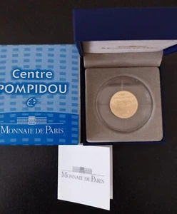 50 EURO GOLDMÜNZE 2010 POMPIDOU 8,45 gr 1/4 oz GOLD NUR 3000 STÜCK WELTWEIT - Bild 1 von 2