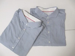 MRSP $175 Nuovo DESOTO Blu Navy Uomo Casual Business Camicia Abito Formale XXL - Foto 1 di 12