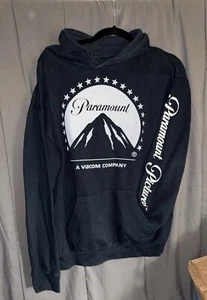 Paramount Pictures Viacom Navy Pullover Hoodie Sweatshirt Men's LARGE - Picture 1 of 9
