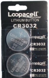 Loopacell CR3032 CR 3032 Lithium 3V 2 Batteries - Picture 1 of 1