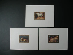 Congo épreuve de luxe N° PA 161-162-163 Tableaux de Delacroix - Picture 1 of 1