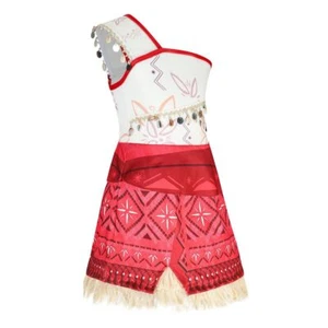 Kids 2024 Movie Moana 2 Cosplay Moana Dress Costume Girls Dress Outfit - Picture 1 of 5