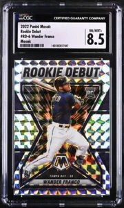 2022 Panini Mosaic Rookie Debut #RD-6 Wander Franco RC Mosaic Prizm CGC 8.5 Rays - Picture 1 of 2