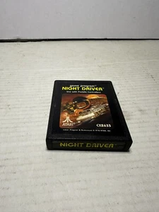 Night Driver - Atari 2600 - Tested Working 80s Vintage Arcade Racing Classic - Picture 1 of 3