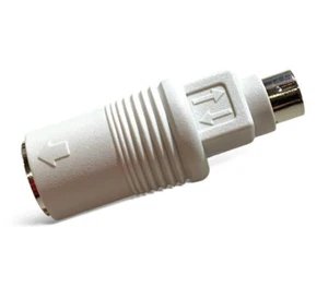 Adattatore Tastiera PC AT/XT 5 Poli Femmina Minidin 6 Pin Maschio PS2 - Afbeelding 1 van 4