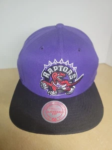 Mitchell & Ness NBA Toronto Raptors Team Logotipo 2 Tonos Snapback Sombrero, Gorra, Nuevo - Imagen 1 de 12