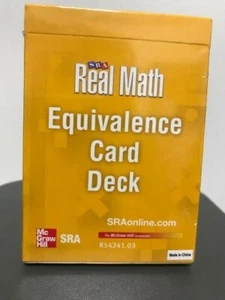 SRA McGraw-Hill Real Math Equivalence Card Deck- New and Sealed - Imagen 1 de 1