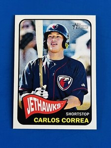 2014 Topps Heritage Minor League Carlos Correa Twins Astros Prospect Card #1