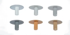 11 mm Kunststoff Lochabdeckung Kappe Kappen für unbenutzte 3 mmØ Löcher IKEA Billy (HTB) - Bild 1 von 15