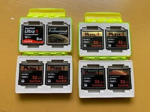 SanDisk Extreme Pro 32GB - CompactFlash Cards - mint condition, mostly unused - Photo 1 sur 4