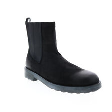 Diesel D-Throuper Y02476-PS066-T8013 Mens Black Leather Casual Dress Boots