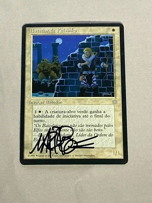 MTG Portuguese Kelsinko Ranger Artist Proof and Signature Signed Poole - Image 1 of 2