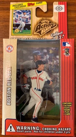 1999 Topps N Garciaparra RS Action Flats Baseball Card/Figure NIB Free Shipping Cover