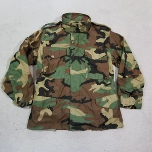 Vintage Alpha Industries M65 Jacke Herren Small Short Cold Weather Field Camo 80s - Bild 1 von 18