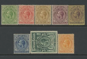 FALKLAND IS., MINT, #41-48, OG LH, CS/8, FRESH, CLEAN & SOUND - Picture 1 of 1