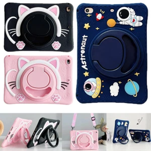 Tablet Kids Silicone Case Cover+Strap For Samsung Galaxy Tab A A7 S6 Lite A8 - Picture 1 of 35