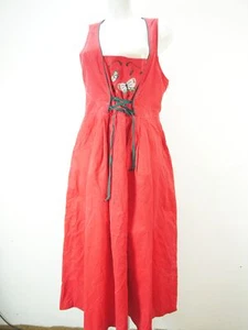 Country Line rot mit Applikation sagenhaftes Landhaus Kleid Trachtenkleid Gr.44 - Bild 1 von 6