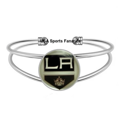 NHL - Los Angeles Kings Team Logo Adjustable Bangle Bracelet Cover