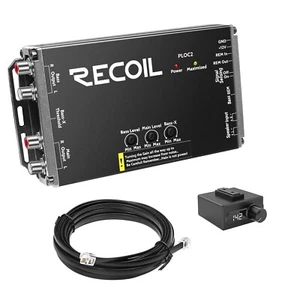 Recoil PLO2 2-Channel Line Output Converter with Remote Bass Knob and Voltmeter - Picture 1 of 7