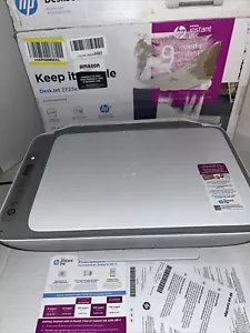 HP Deskjet 2723E All-In-One Wireless Color Inkjet Printer Works Missing Bottom - Picture 1 of 3
