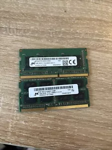 Micron 8 GB RAM 2x 4 GB PC3L-12800s-11-11-fp Mt16ktf51264hz-1g6m1 - Picture 1 of 2