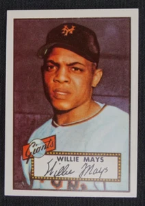 BB1 Topps #261 1952 Reprint Series Willie Mays Baseball Card - Picture 1 of 10