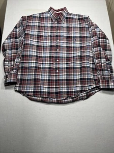 Cinch Herren Large schwarz rot kariert Western Rodeo Hemd Langarm Button-Down - Bild 1 von 6
