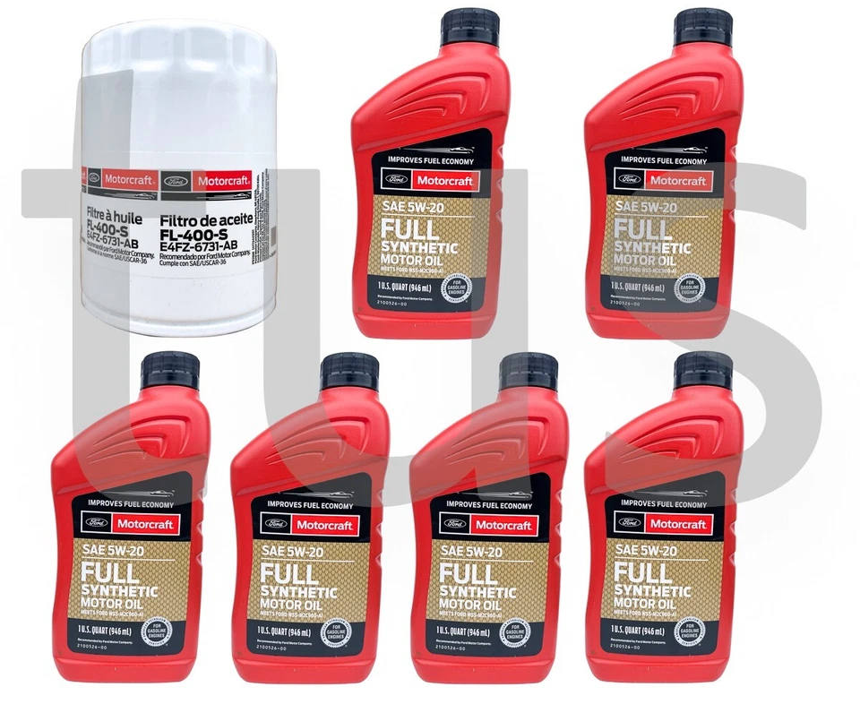 Full Synthetic Motorcraft Engine Oil Change Kit for 2007 Ford Edge 3.5L V6 5w20 - Image 1 of 1