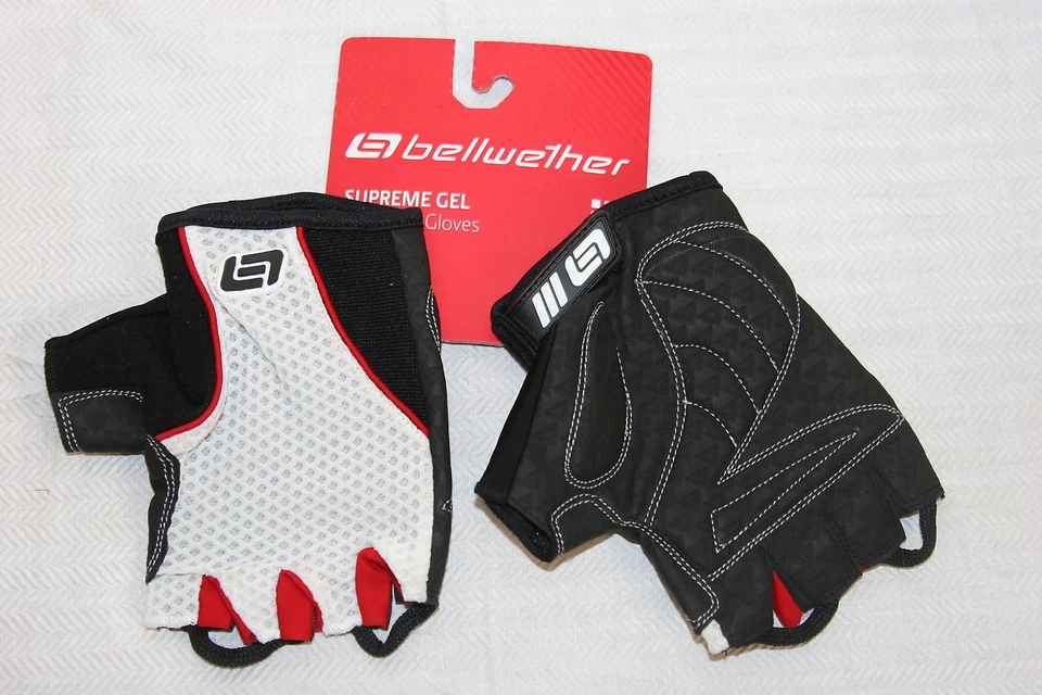Bellwether Mujer Supreme Gel GUANTES DE CICLISMO Guantes Sin Dedos Extra Grandes Blancos Foto 1 de 1