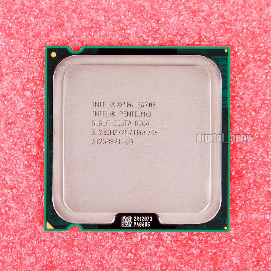 Intel Pentium Dual-Core E6700 3.2 GHz CPU Processor SLGUF LGA 775 - Image 1 of 1