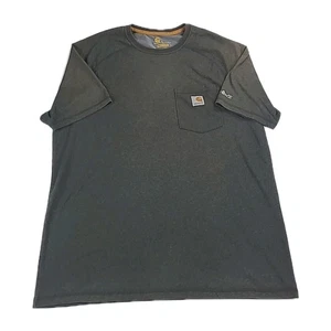 Carhartt Shirt  Large Green Pocket Tee Work Wear Short Sleeve Casual Mens - Picture 1 of 16