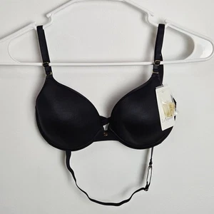 Sujetador Le Mystere con aros para mujer talla 34 C Dos Nu convertible Stappy negro NUEVO - Imagen 1 de 10