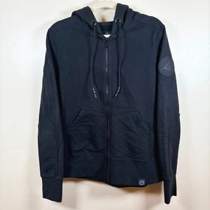 American Giant Classic Full Zip Hoodie Womens Large Black Casual Comfort Quality - Picture 1 of 10