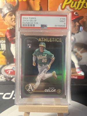 2024 Topps Series 1 - Zack Gelof #166 Rainbow Foil (RC) - Image 1 of 2
