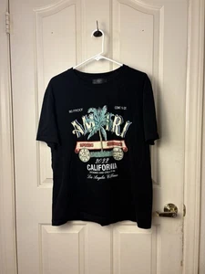 Amiri Rum Label schwarzes Shirt in Alabaster Größe L kurzarm - Bild 1 von 3