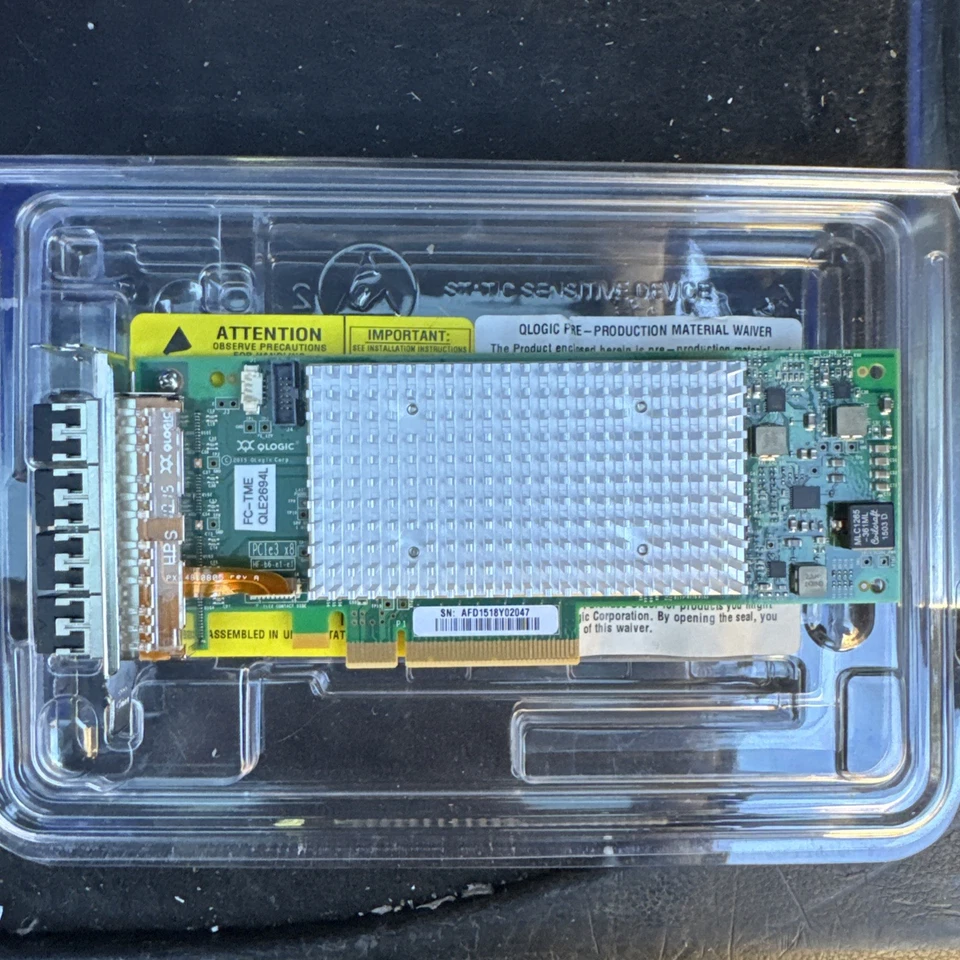 QLOGIC Quad Port 16GB FC Adapter QLE2694L with Low Profile Bracket - Image 1 of 1