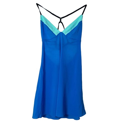 UNDERCOVER Abito donna Victoria's Secret trasparente regolabile slip blu verde piccolo