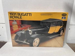 Testors 1931 Bugatti Royale 1/24 Model Kit #832 1980 NEW SEALED - Picture 1 of 5